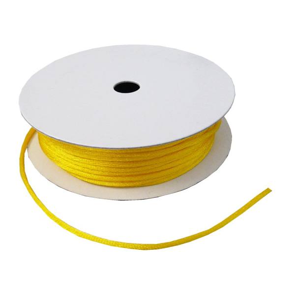 Kordel gelb Satinkordel 2 mm x 10 m aus Satin