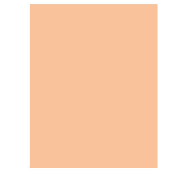 Tonpapier aprikose 100 Blatt, DIN A4, 130g/m² Tonzeichenpapier