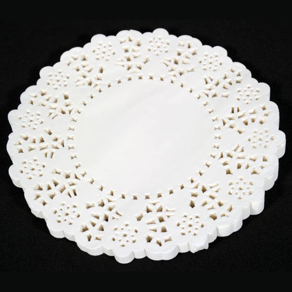 Doilies Zierdeckchen weiß 100 Stück, Ø 16,5 cm Tortenspitzen